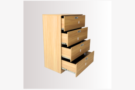 TỦ 4 NGĂN KÉO MDF